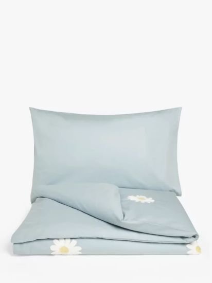 Tufted Flower Pure Cotton Duvet Cover and Pillowcase Set