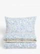 Scribble Reversible Cotton Duvet Cover Set
